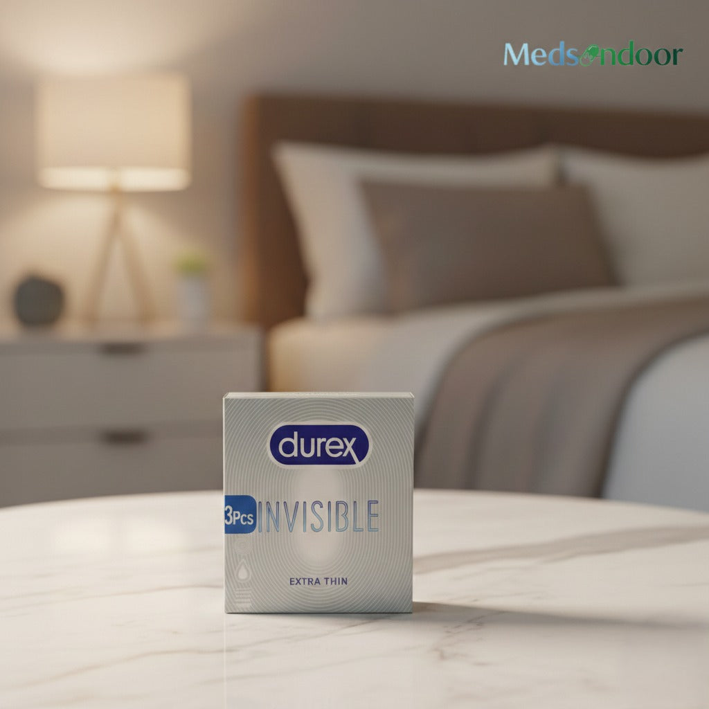 Durex Invisible Extra Thin Condoms 3 Pcs