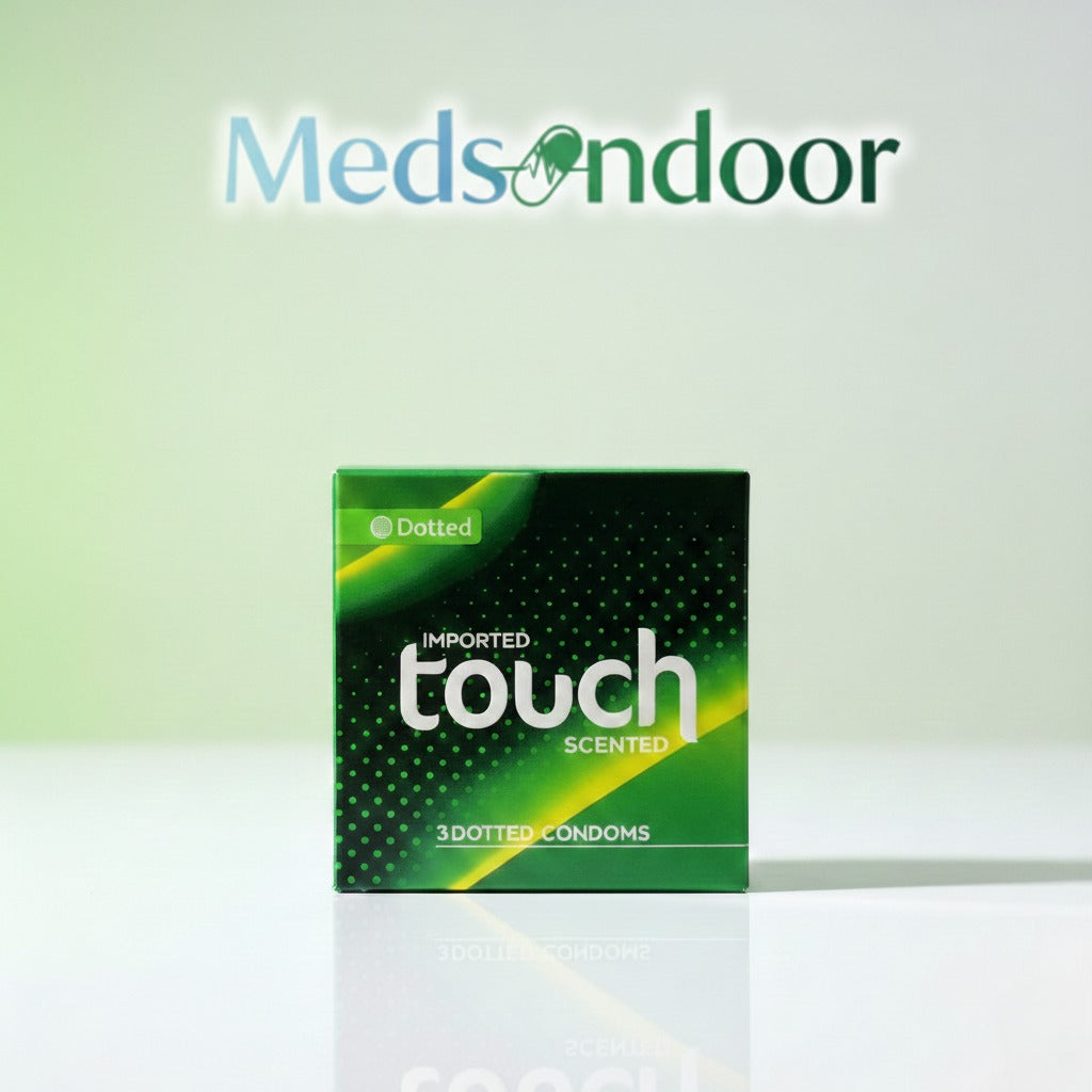 Touch Green Dotted Delay Condom 3pcs